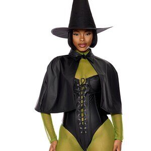 S/M Wicked For Good West Witch Cosplay Halloween Costume Elphaba NWTs
